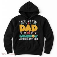 I Have Two Titles Dad And Grandpaw Hoodie thumb 0