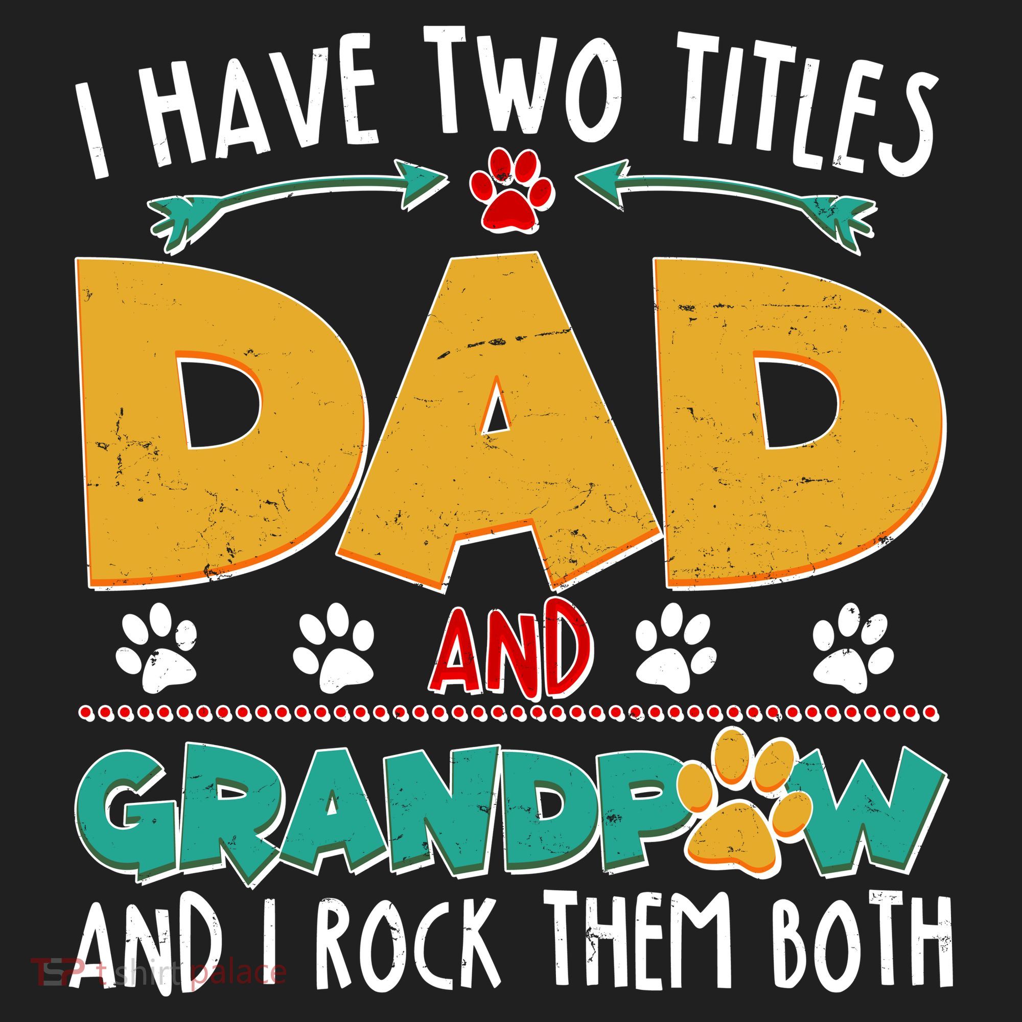 I Have Two Titles Dad And Grandpaw Beanie