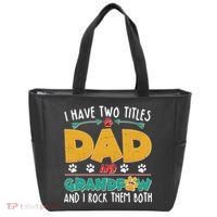 I Have Two Titles Dad And Grandpaw Tote Bag thumb 0