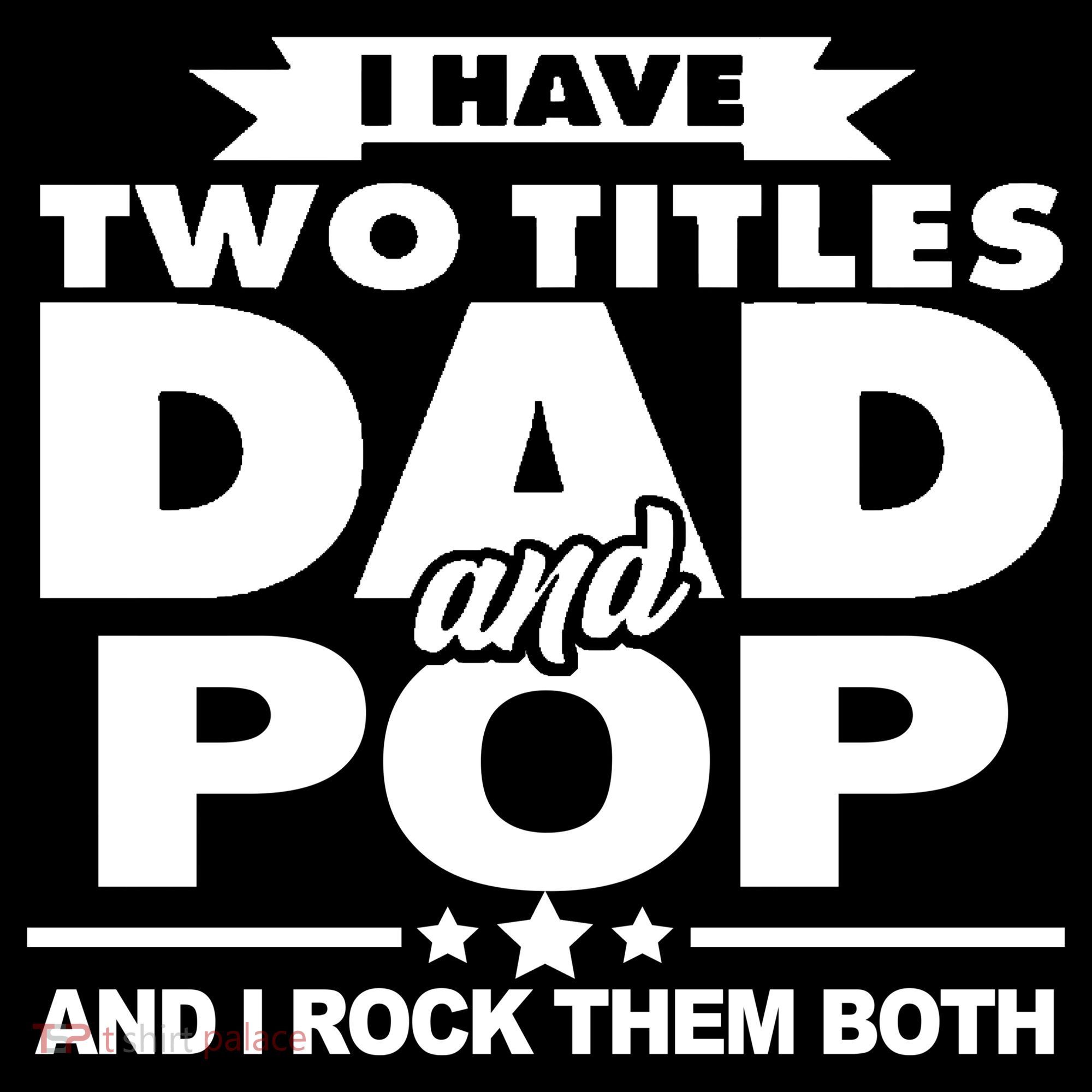 I Have Two Titles Dad And Pop Ornament