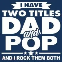 I Have Two Titles Dad And Pop Bucket Hat thumb 4