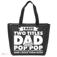 I Have Two Titles Dad And Pop Pop Tote Bag thumb 0