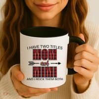 I Have Two Titles Mom And Mimi Coffee Mug thumb 3