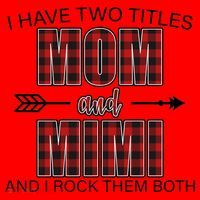 I Have Two Titles Mom And Mimi Santa Hat thumb 1