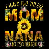 I Have Two Titles Mom And Nana Women's Hoodie thumb 2