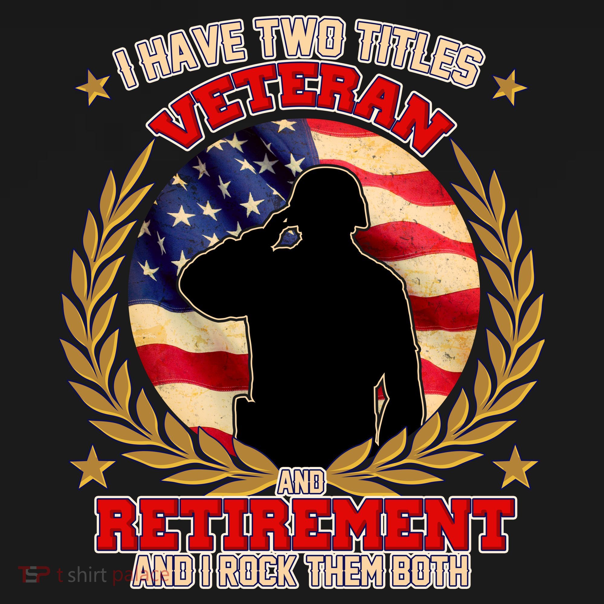 I Have Two Titles Veteran And Retirement Doggie Tank