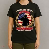 I Have Two Titles Veteran And Retirement T-Shirt thumb 4