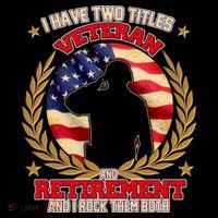 I Have Two Titles Veteran And Retirement Ornament thumb 1