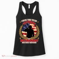 I Have Two Titles Veteran And Retirement Women's Tank Top thumb 0