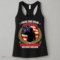 I Have Two Titles Veteran And Retirement Women's Tank Top thumb 3