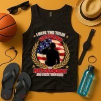 I Have Two Titles Veteran And Retirement Tank Top thumb 4