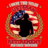I Have Two Titles Veteran And Retirement Santa Hat thumb 1