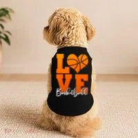 I Heart Basketball Doggie Tank thumb 2