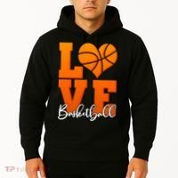 I Heart Basketball Hoodie thumb 2