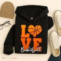 I Heart Basketball Hoodie thumb 4