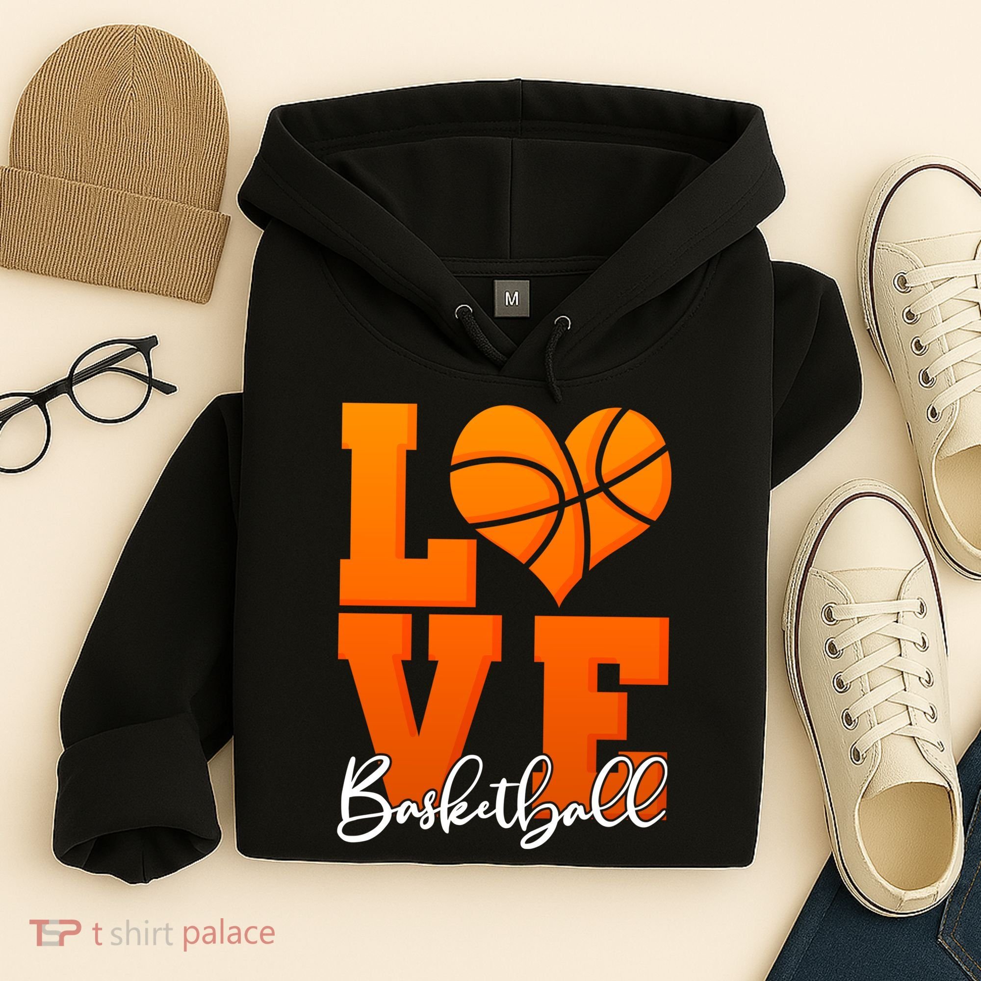 I Heart Basketball Hoodie