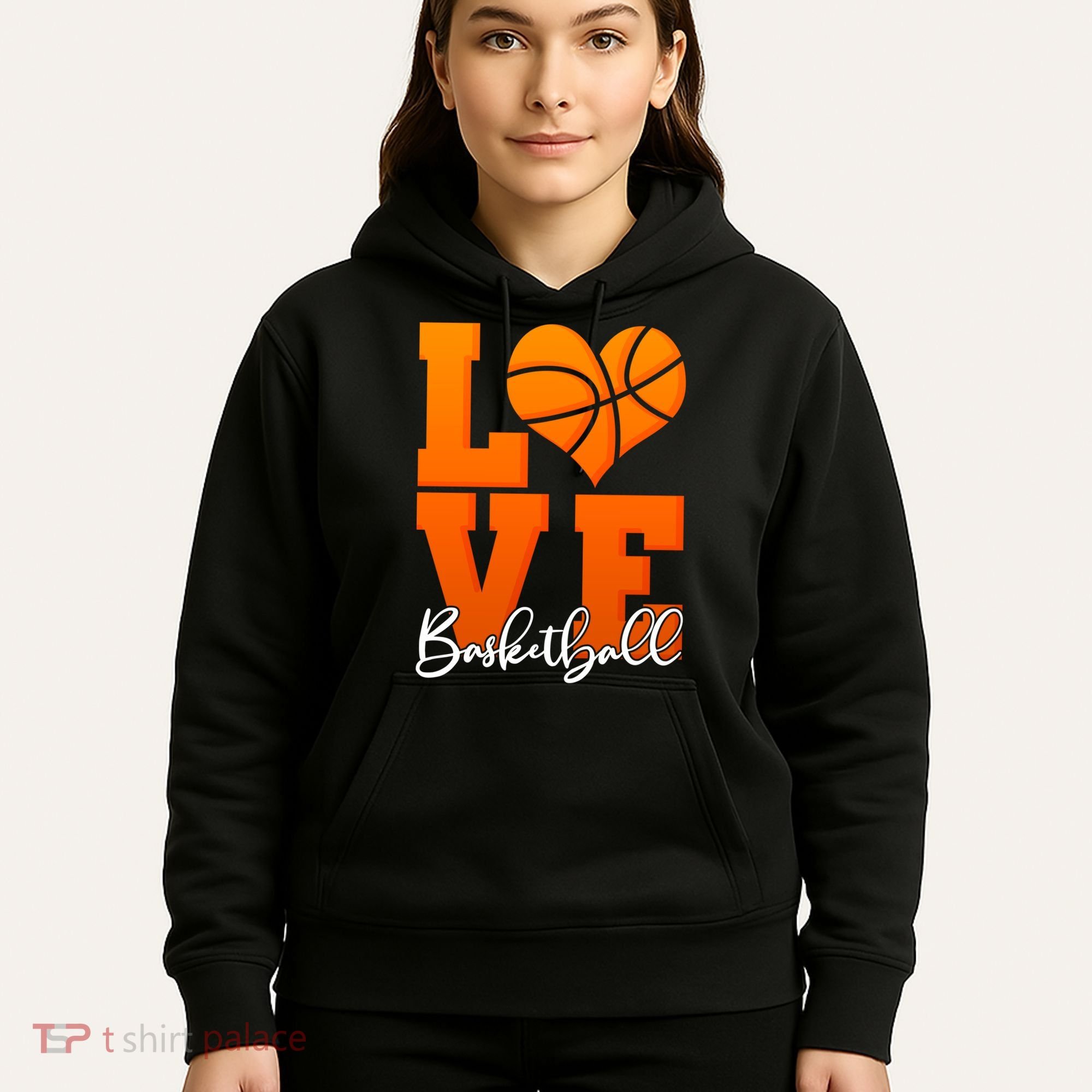 I Heart Basketball Hoodie