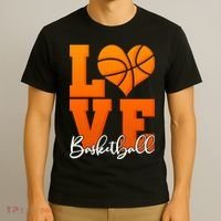 I Heart Basketball T-Shirt thumb 3