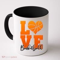 I Heart Basketball Coffee Mug thumb 0