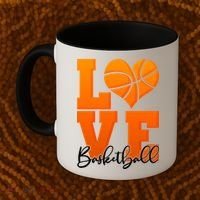 I Heart Basketball Coffee Mug thumb 2