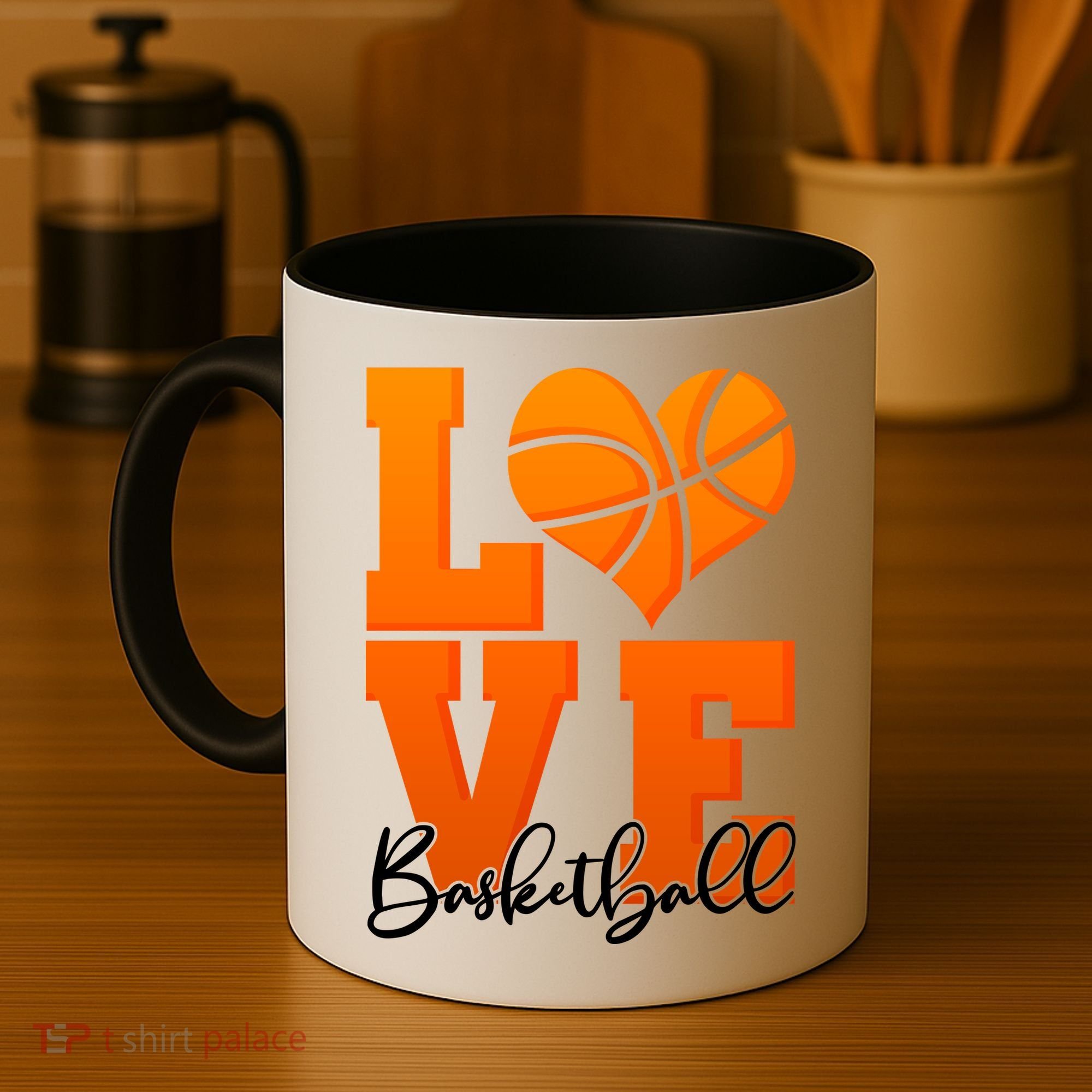 I Heart Basketball Coffee Mug