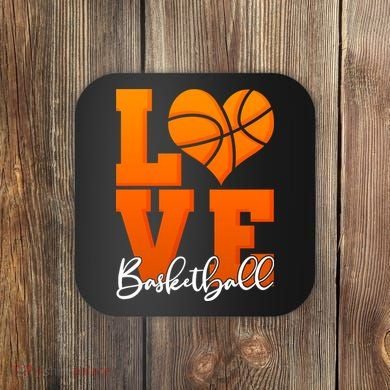 I Heart Basketball Coaster