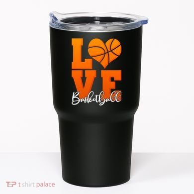 I Heart Basketball Tumbler