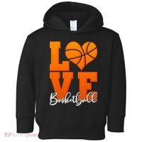 I Heart Basketball Toddler Hoodie thumb 0