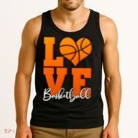 I Heart Basketball Tank Top thumb 3