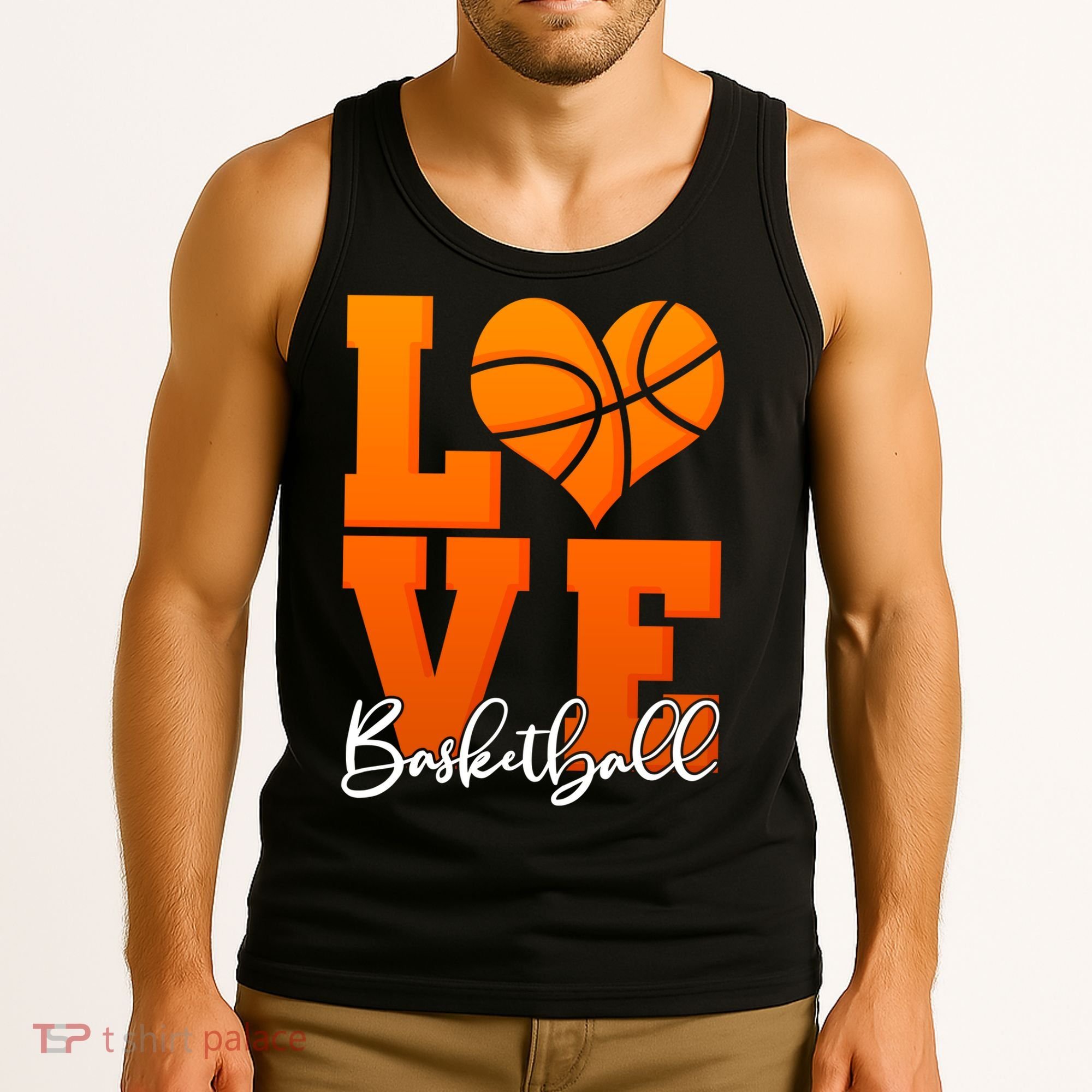 I Heart Basketball Tank Top