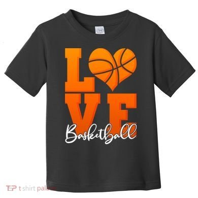 I Heart Basketball Toddler T-Shirt
