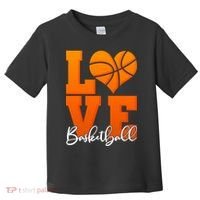 I Heart Basketball Toddler T-Shirt thumb 0
