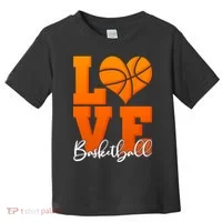 I Heart Basketball Toddler T-Shirt thumb 0