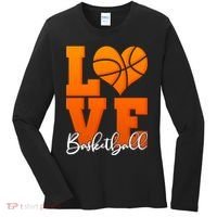 I Heart Basketball Women's Long Sleeve Shirt thumb 0