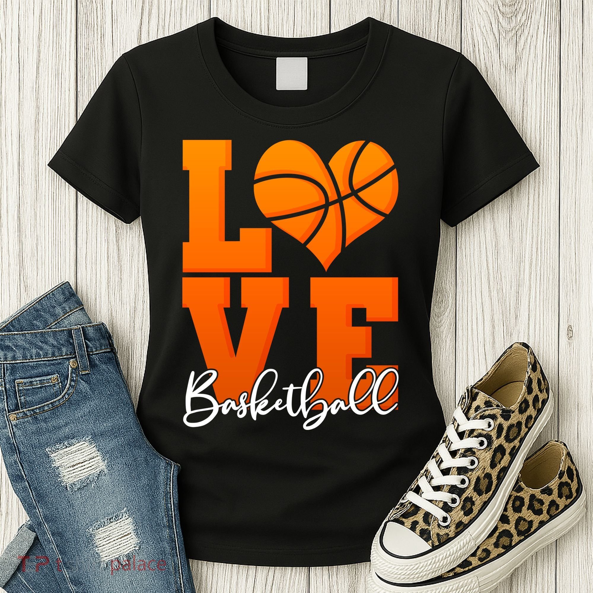 I Heart Basketball Women's T-Shirt