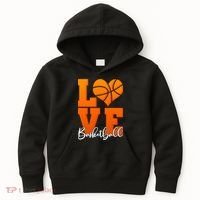 I Heart Basketball Kids Hoodie thumb 0