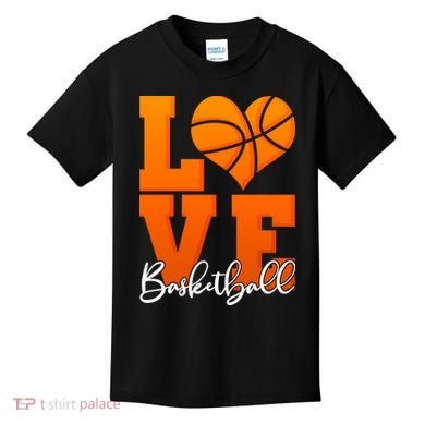 I Heart Basketball Kids T-Shirt