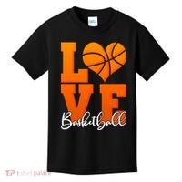 I Heart Basketball Kids T-Shirt thumb 0