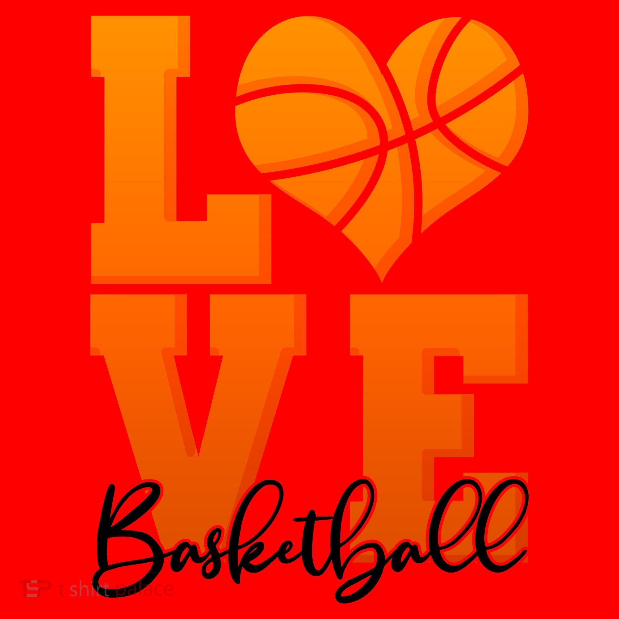 I Heart Basketball Santa Hat