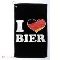 I Heart Beer Oktoberfest Golf Towel thumb 0