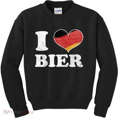 I Heart Beer Oktoberfest Kids Sweatshirt