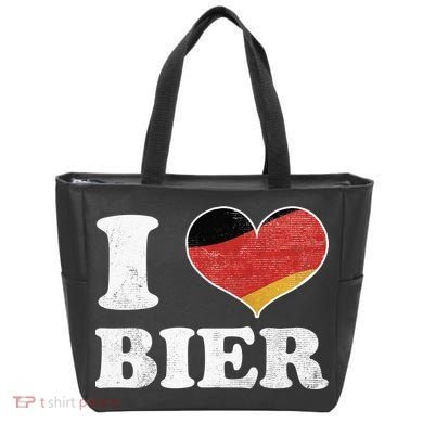I Heart Beer Oktoberfest Tote Bag
