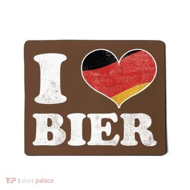 I Heart Beer Oktoberfest Mousepad