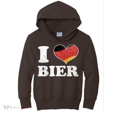I Heart Beer Oktoberfest Kids Hoodie