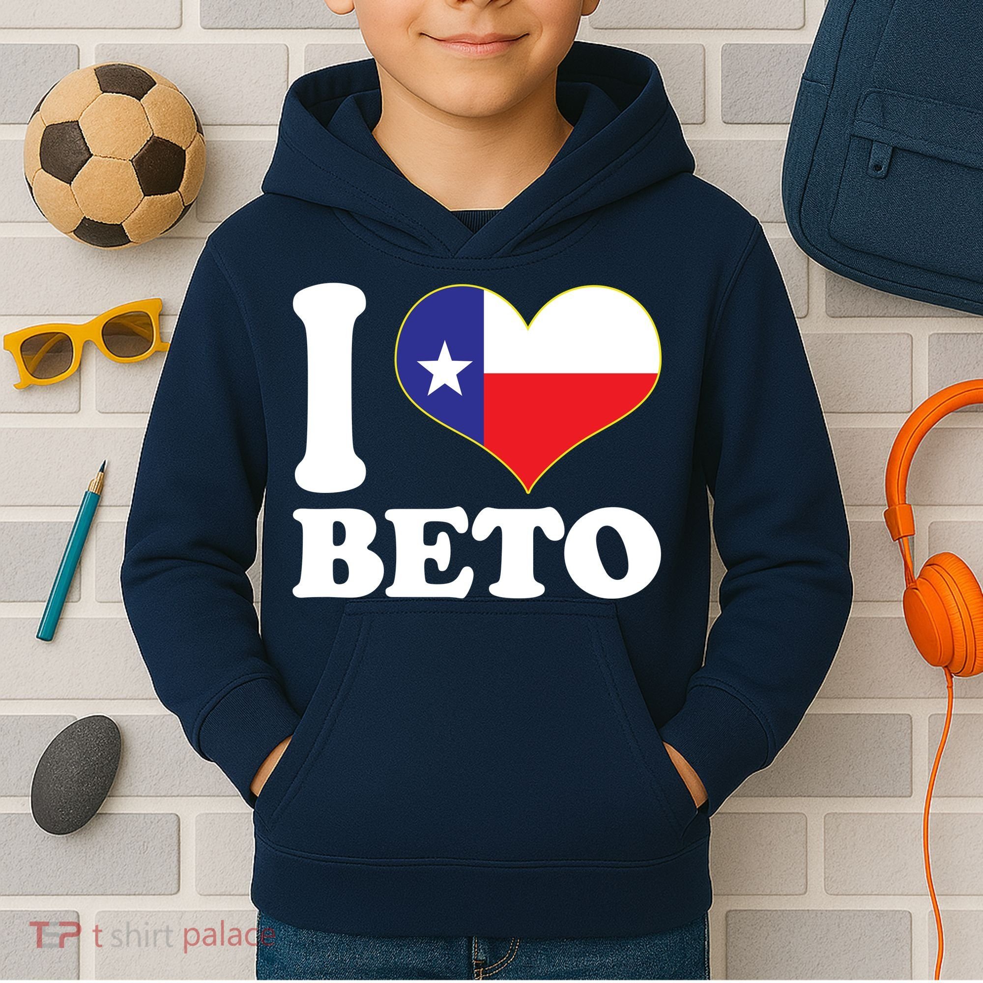 I Heart Beto Kids Hoodie