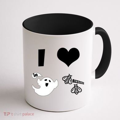 I Heart Boo Beez Coffee Mug back