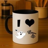 I Heart Boo Beez Coffee Mug thumb 4