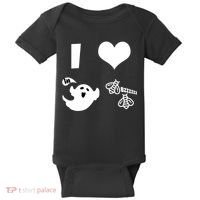 I Heart Boo Beez Baby Bodysuit thumb 0