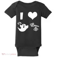 I Heart Boo Beez Baby Bodysuit thumb 0