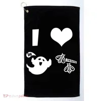I Heart Boo Beez Golf Towel thumb 0